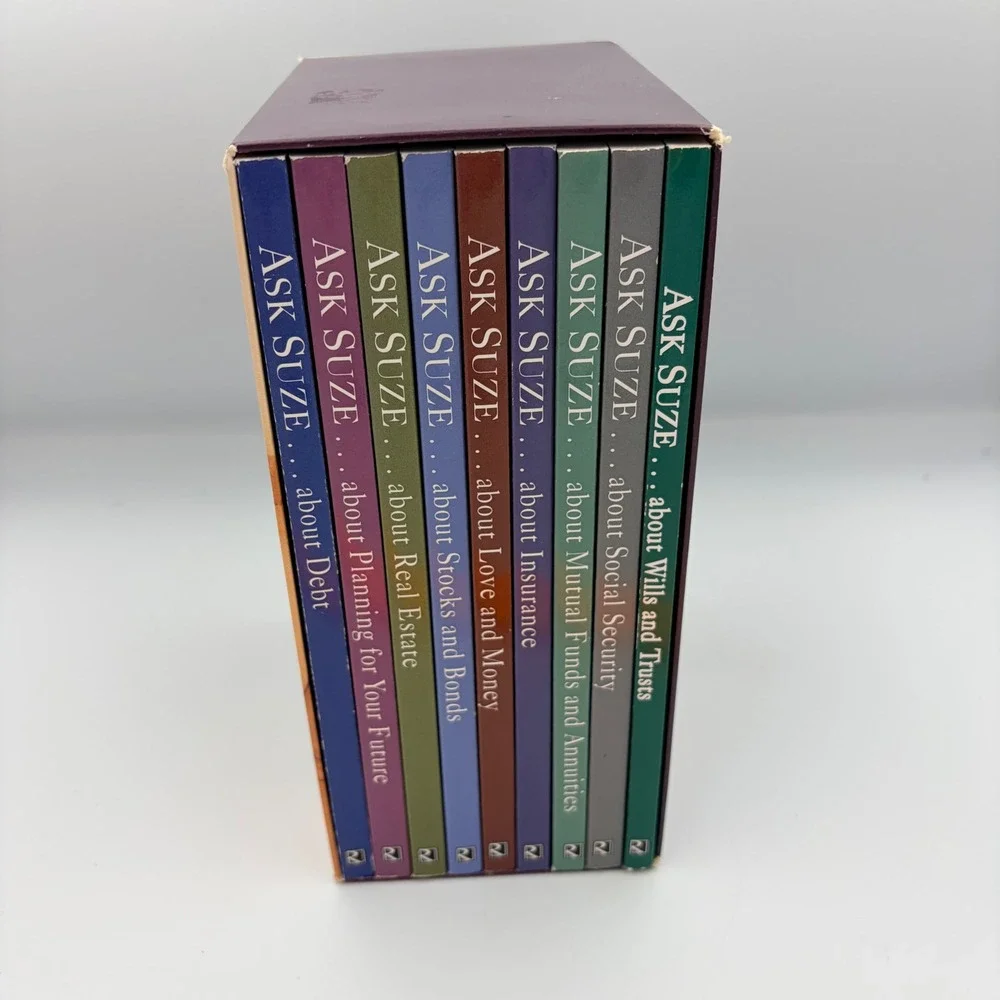 Ask Suze‎ Financial Library 9 Volume Set Suze Orman Personal Finance Books